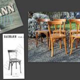 6 Baumann n°55 chairs from the 1950s