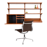 Vintage modular wall system by Poul Cadovius