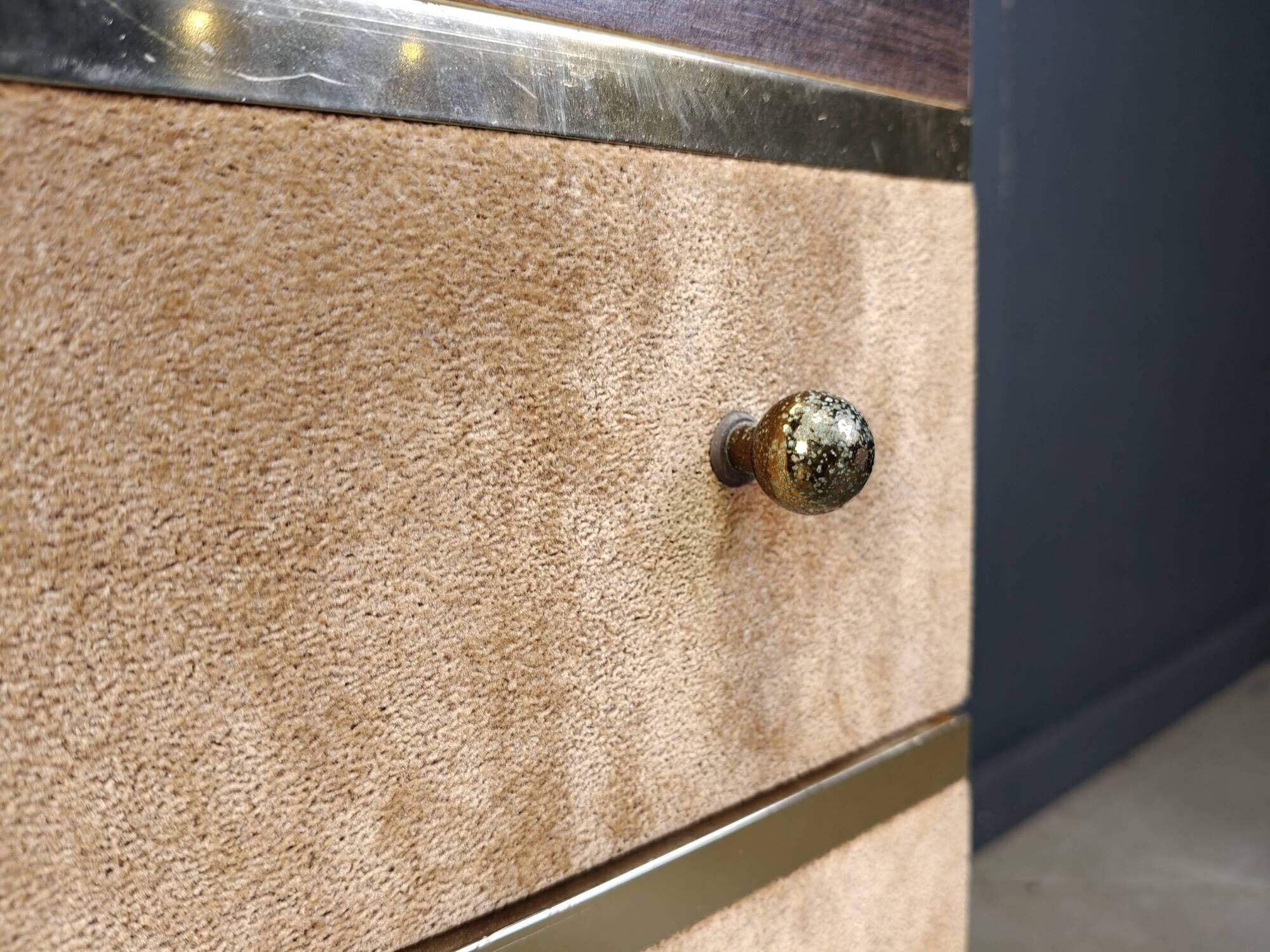 Pair of vintage italian chest of drawers, 1970s