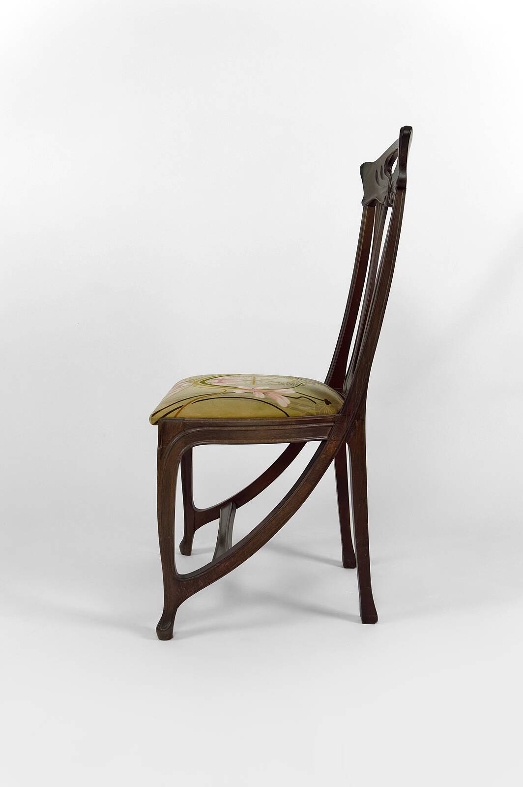 Art Nouveau living room 3 elements, 2 armchairs and 1 chair, France, Circa 1900