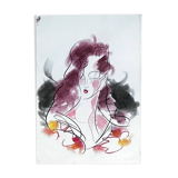 Henri Matchavariani (VOGUE illustrator) (1939) Fashion drawing. Contribution for Vogue 1987