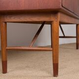 Danish Teak Highboard by Kurt Ostervig for Randers Mobelfabrik 1960.