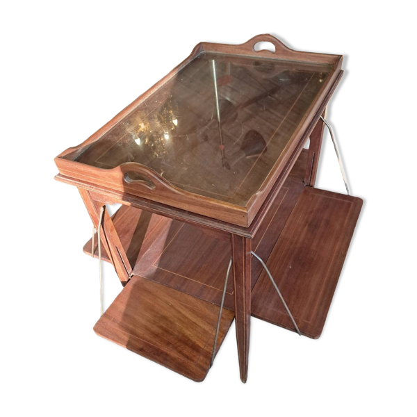 Table a plateau amovible art deco