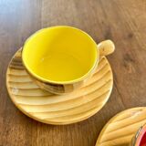 Vallauris coffee set – wood effect & colorful interiors