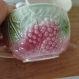 Salins les Bains slip set: cup and sugar bowl