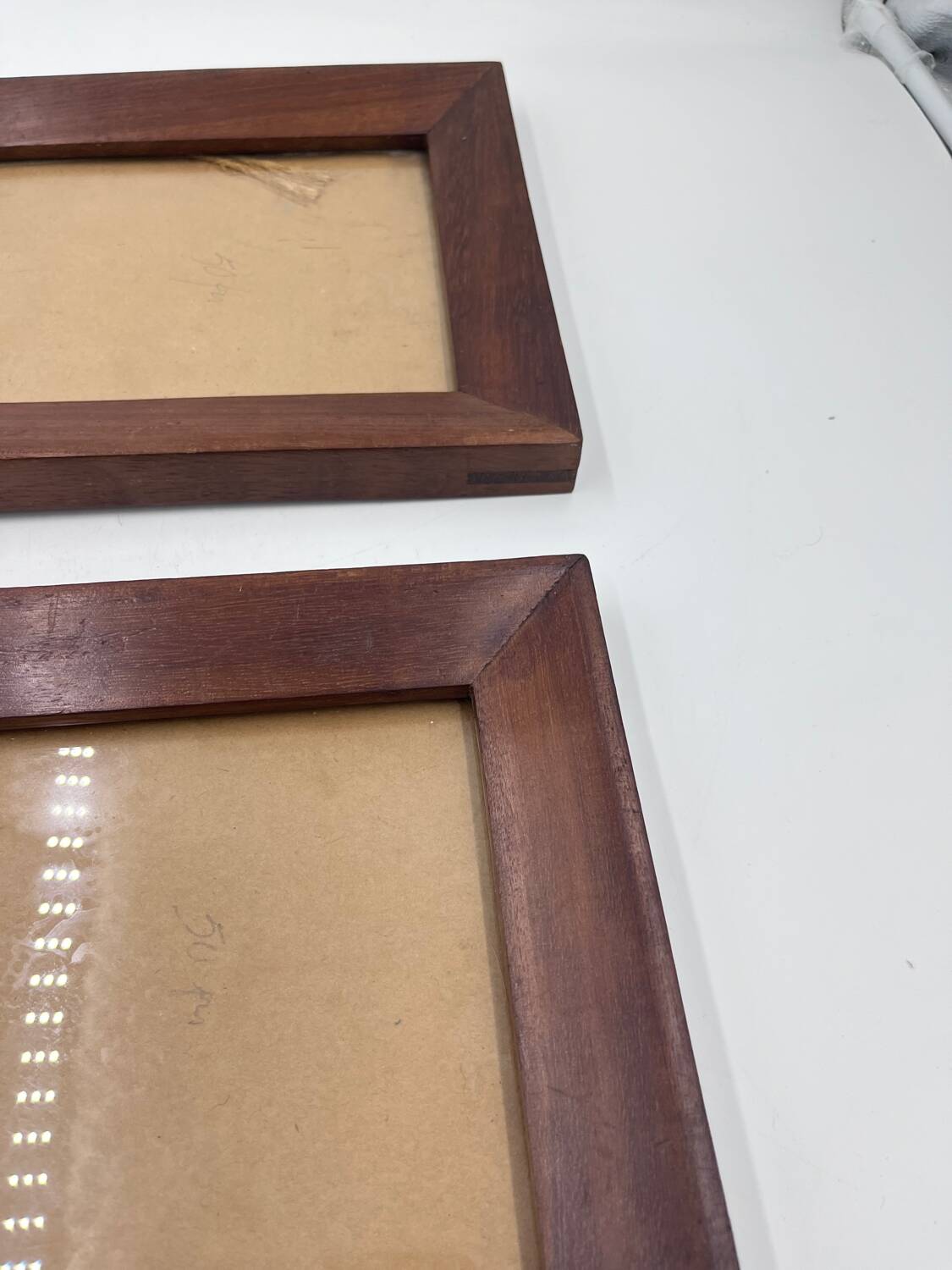 Duo of wooden frames