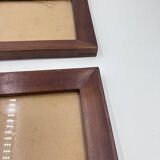 Duo of wooden frames