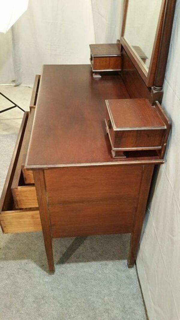 Commode coiffeuse en acajou