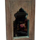 Mirror patine grey teck 27x44cm