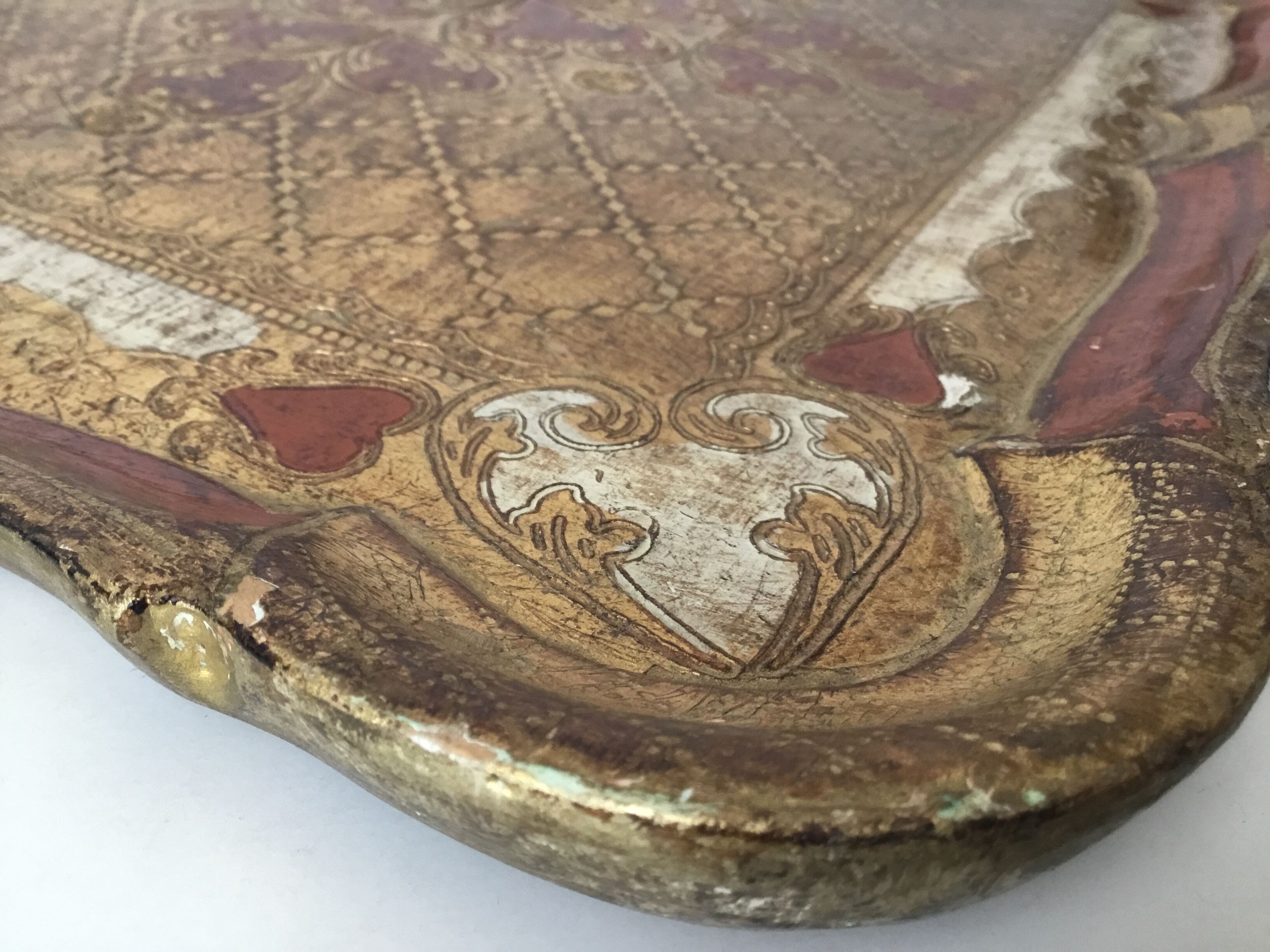 Florentine wooden tray