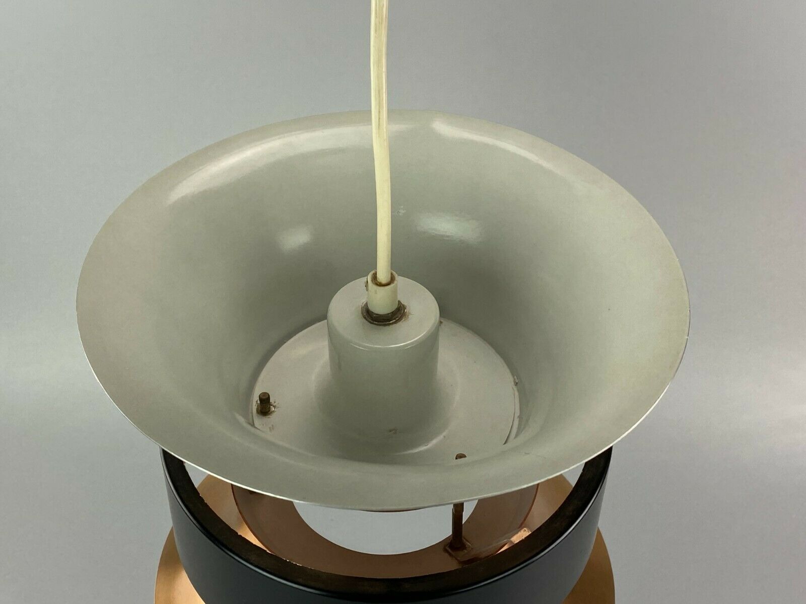 70s lamp light hanging lamp ceiling lamp metal Space Age Design VEB 60s