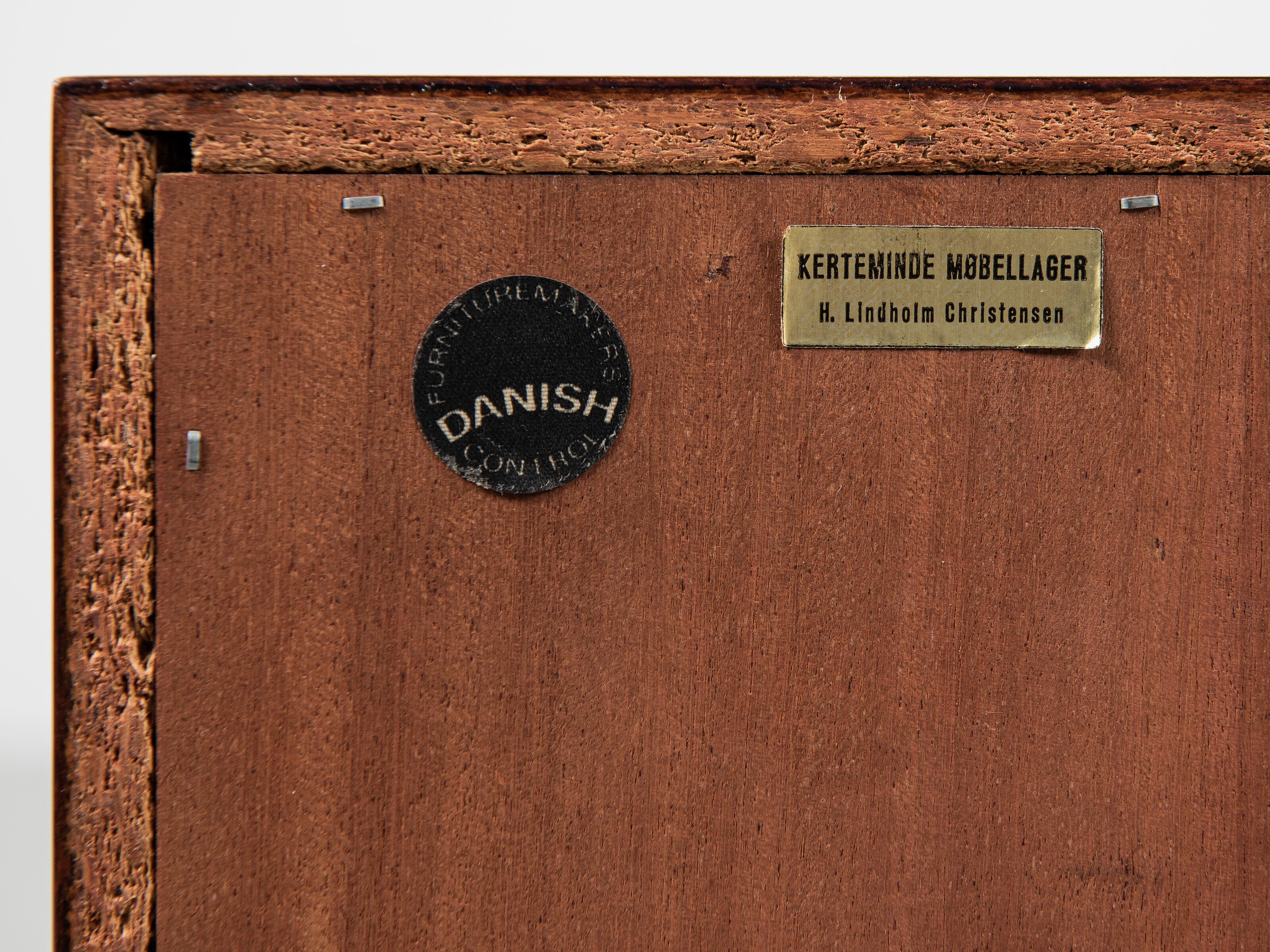 Midcentury danish sideboard with 3 doors in rosewood 1960s