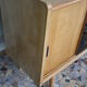 Enfilade vintage chêne clair pieds compas