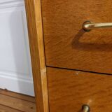 Vintage chest of drawers with spindle legs