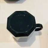 6 coffee cups octime arcoroc- esso collection - black and red - vintage - retro - kitchen