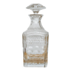 Vintage glass whisky carafe
