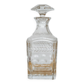 Vintage glass whisky carafe