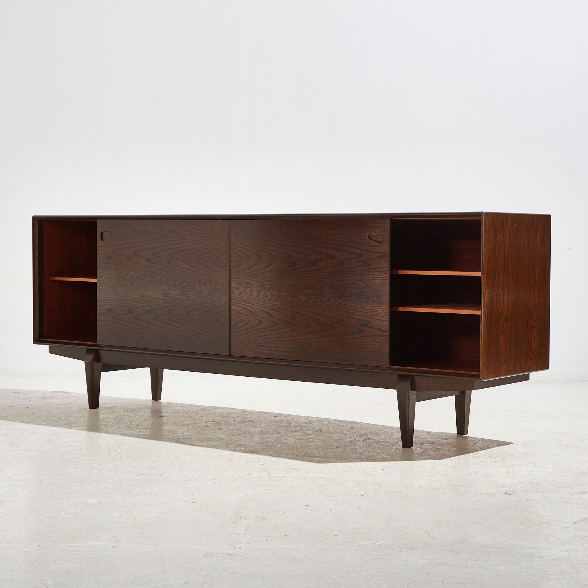 Model 65 oak sideboard by skovby møbelfabrik