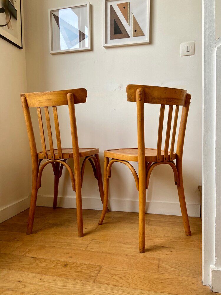Pair of bistro chairs