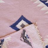 Pink Kilim Rug - 308 x 209 cm