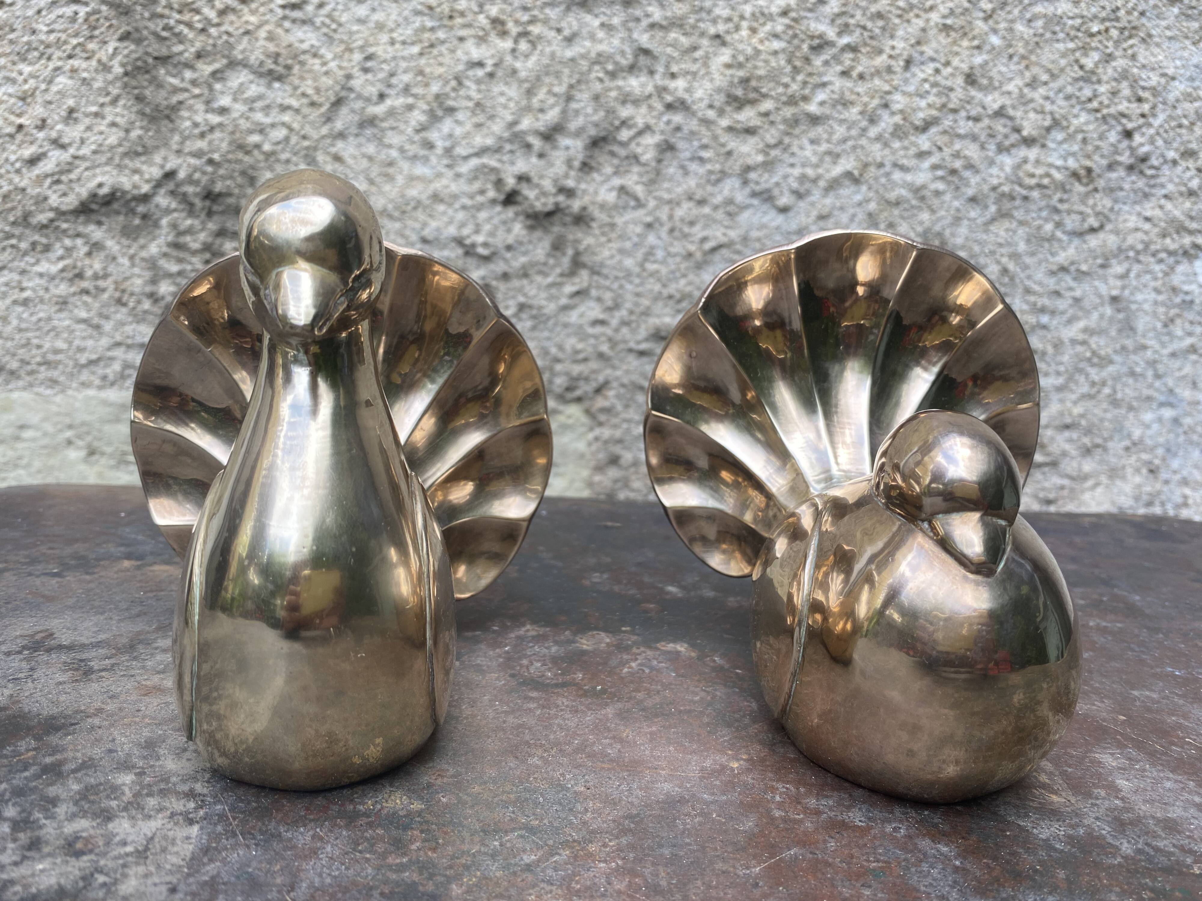 Vintage brass pigeon book greenhouse