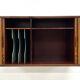Rosewood Tambour Door Cabinet By Kai Kristiansen For Feldballes