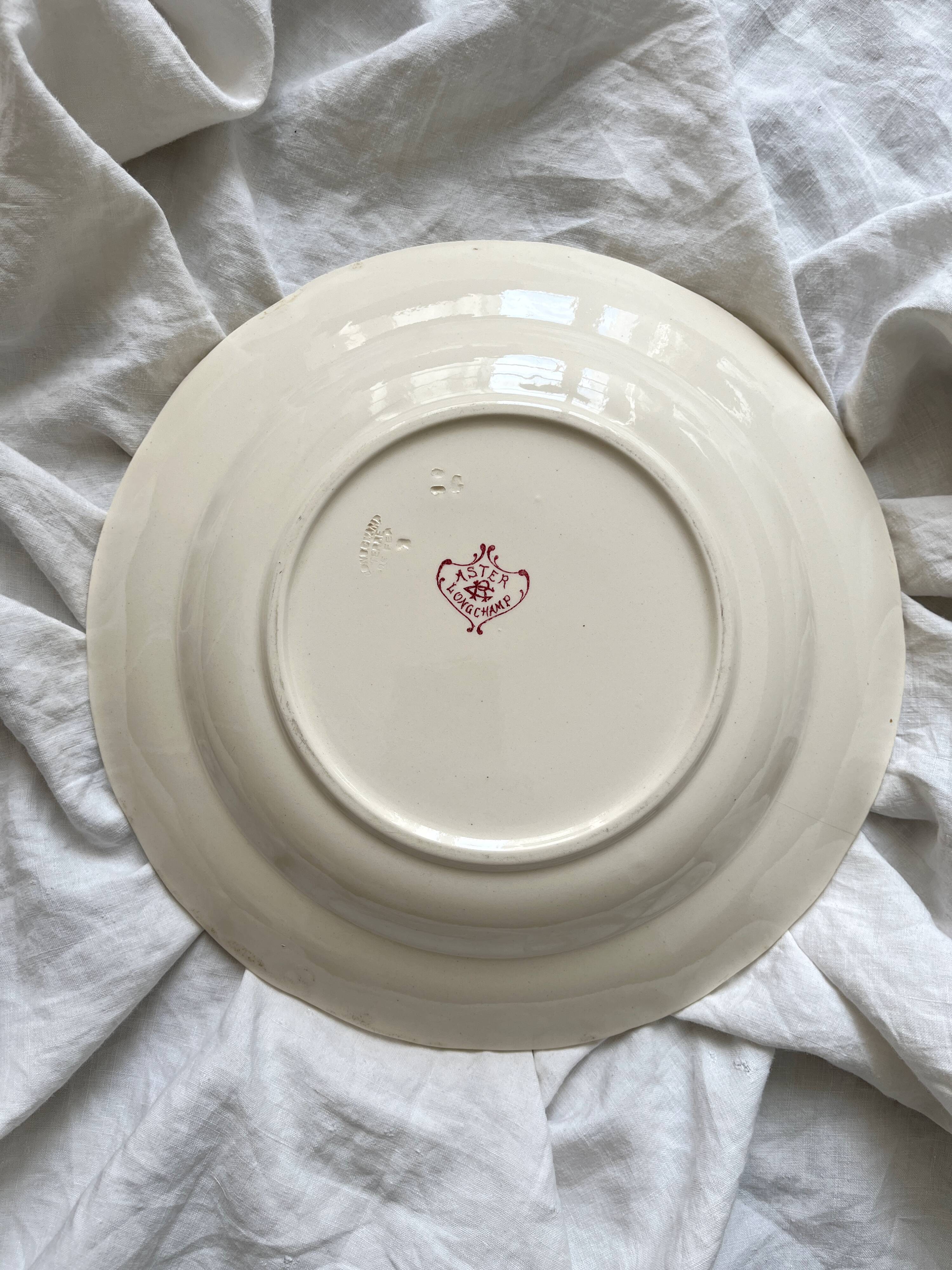 Round iron clay dish "Aster" Longchamp