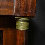 Empire Showcase Bookcase, 20th Century, Mahogany Wood