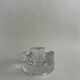Brutalist Glass Candle Holder
