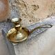 Brass hand candlestick