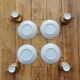 Vintage golden porcelain cups