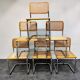 Set of 6 vintage Marcel Breuer Cesca chairs , 1970