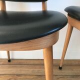 Lot of 6 chairs Baumann model pegasus