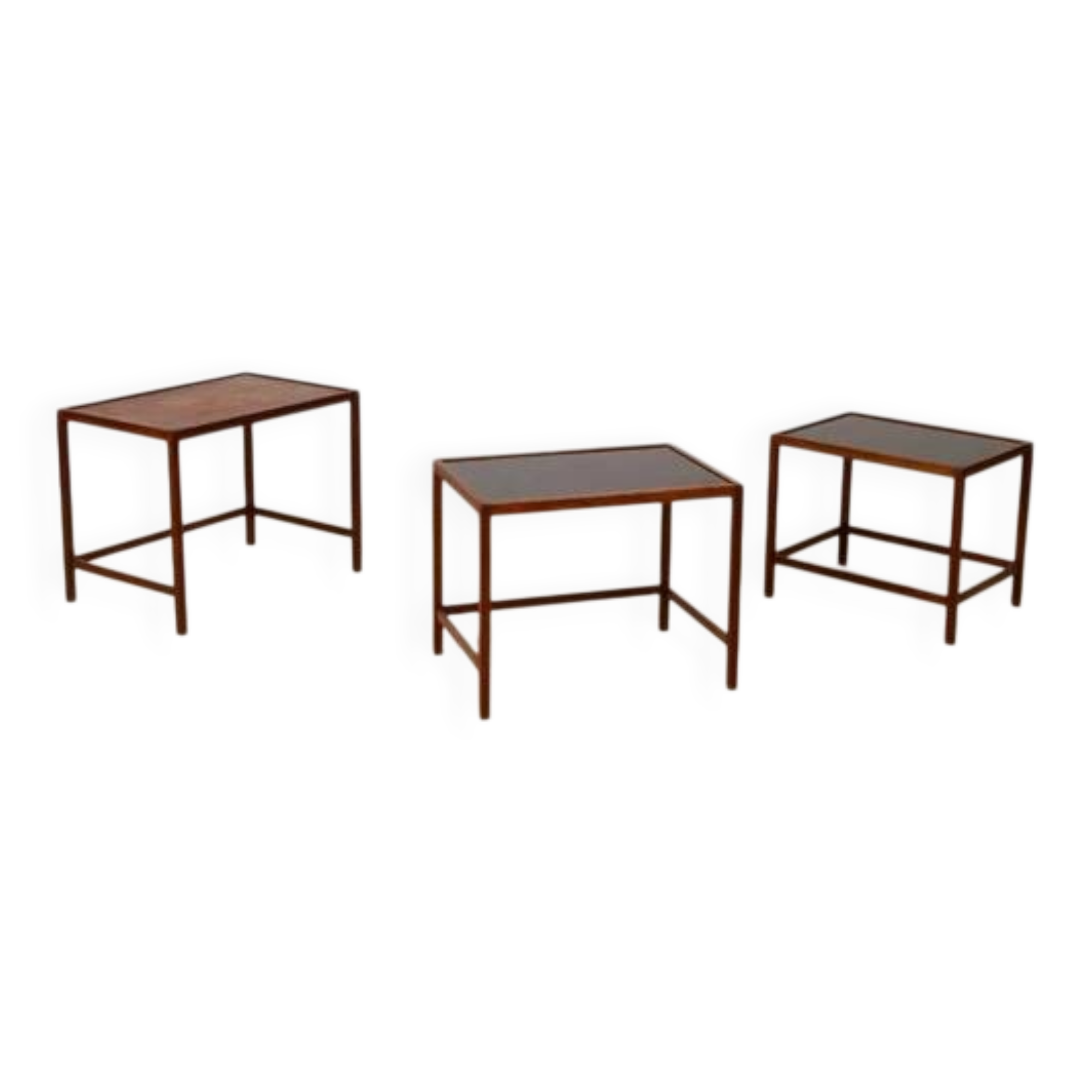 Ensemble de tables gigognes en teck de Kurt Østervig, Danemark, années 1960