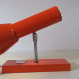 70s metal wall lamp, adjustable