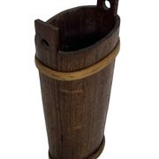 Vintage Wooden Umbrella Stand, 1960s minimalist design