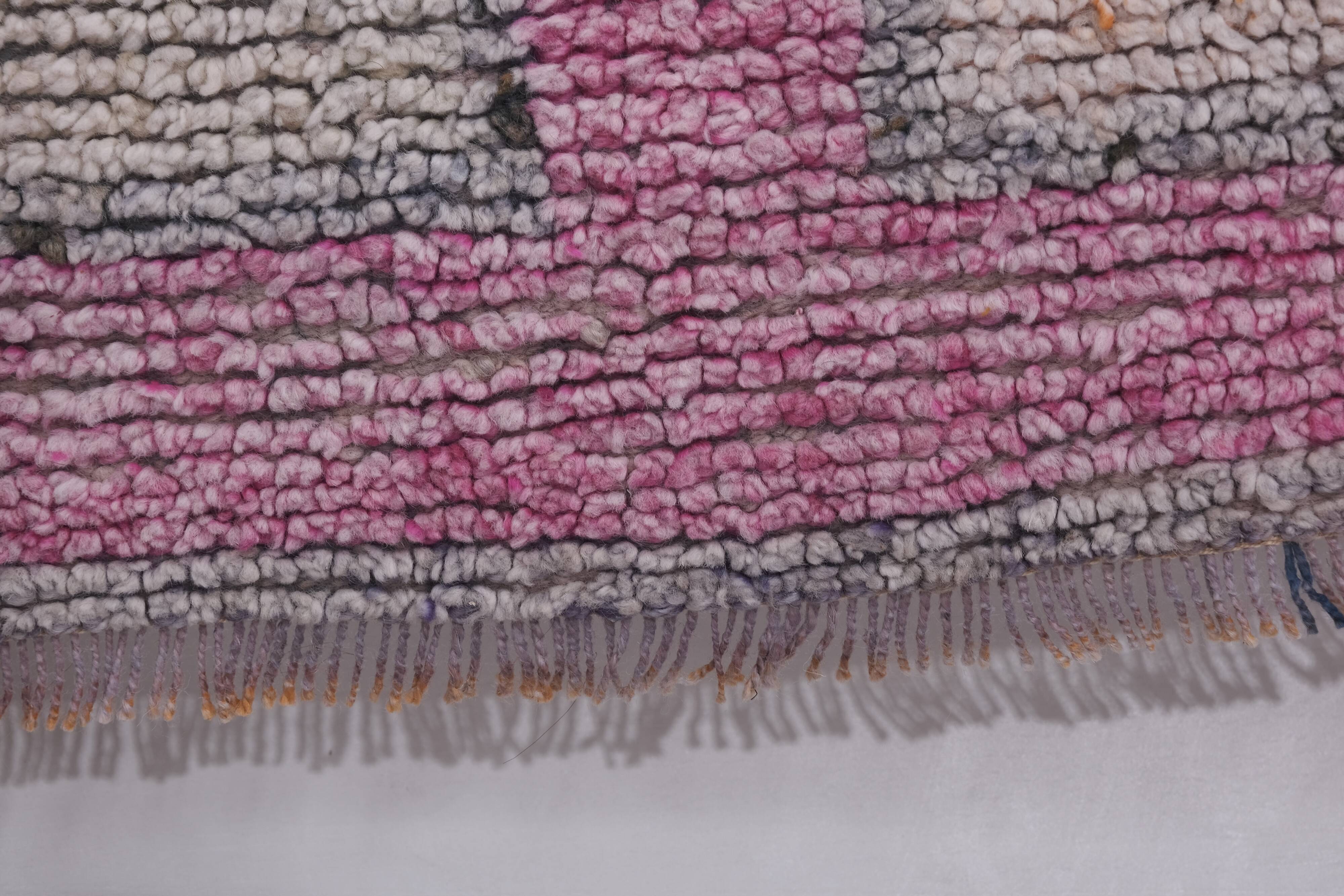 Vintage Turkish rug from Oushak, hand-woven 89x276 cm