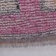 Vintage Turkish rug from Oushak, hand-woven 89x276 cm