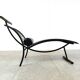 Chaise longue vintage à la manière de René Herbst, 1990