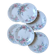 Royal Doulton "Carmel" 1991 | 6 dessert plates with floral decoration
