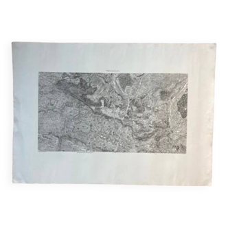 Map of Versailles by Delahaye
