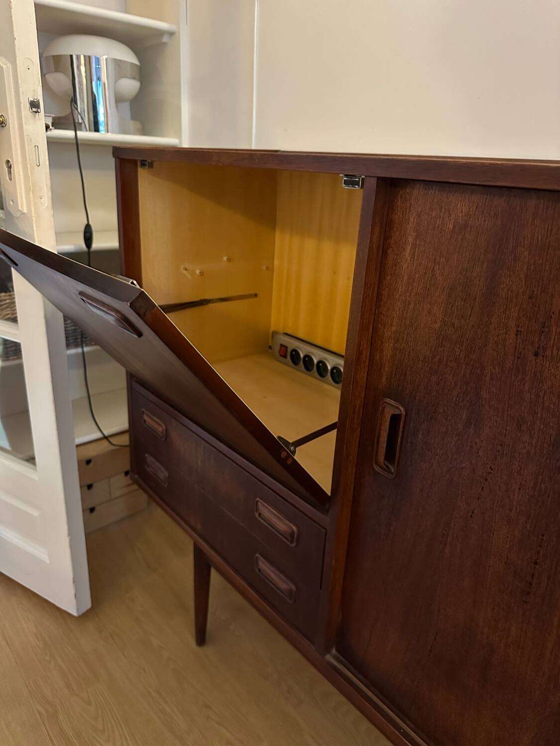 Enfilade en teck années 50 par Musterring