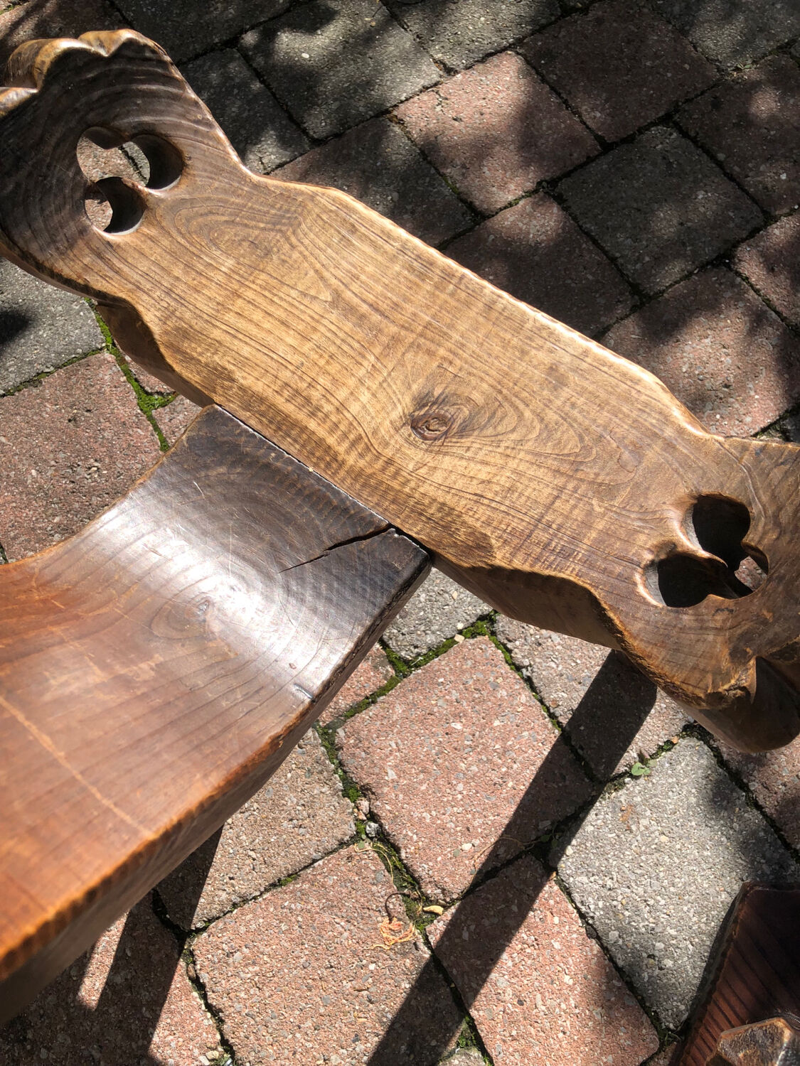 Brutalist chairs and stool