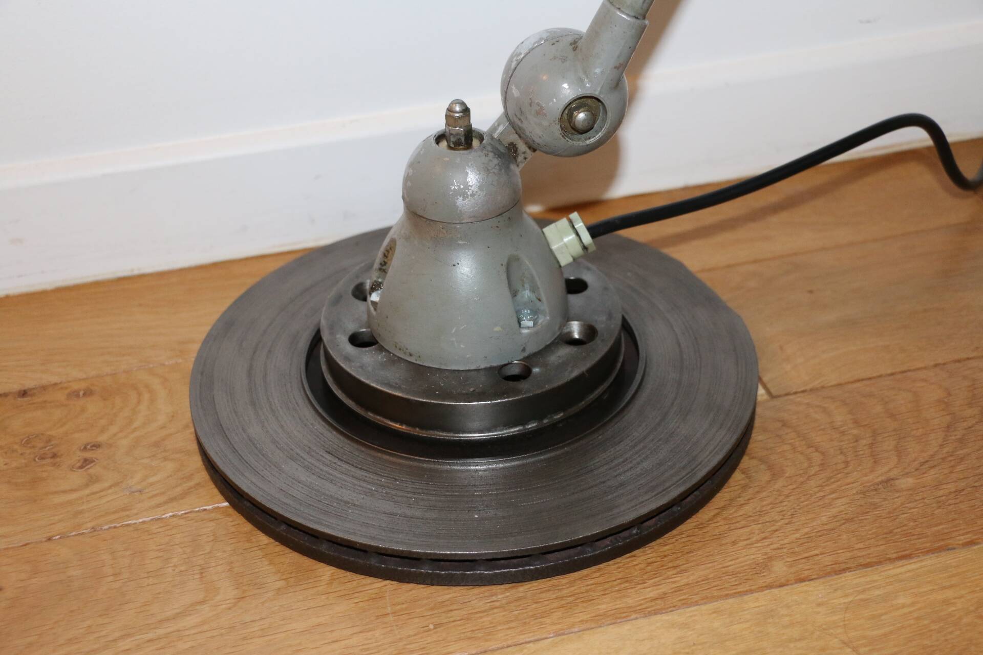 Jielde lamp 2 arms gray 1970