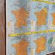 School map "The territorial formation of France"