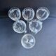6 Saint Louis wine glasses Manon service Pantograph engraving IV