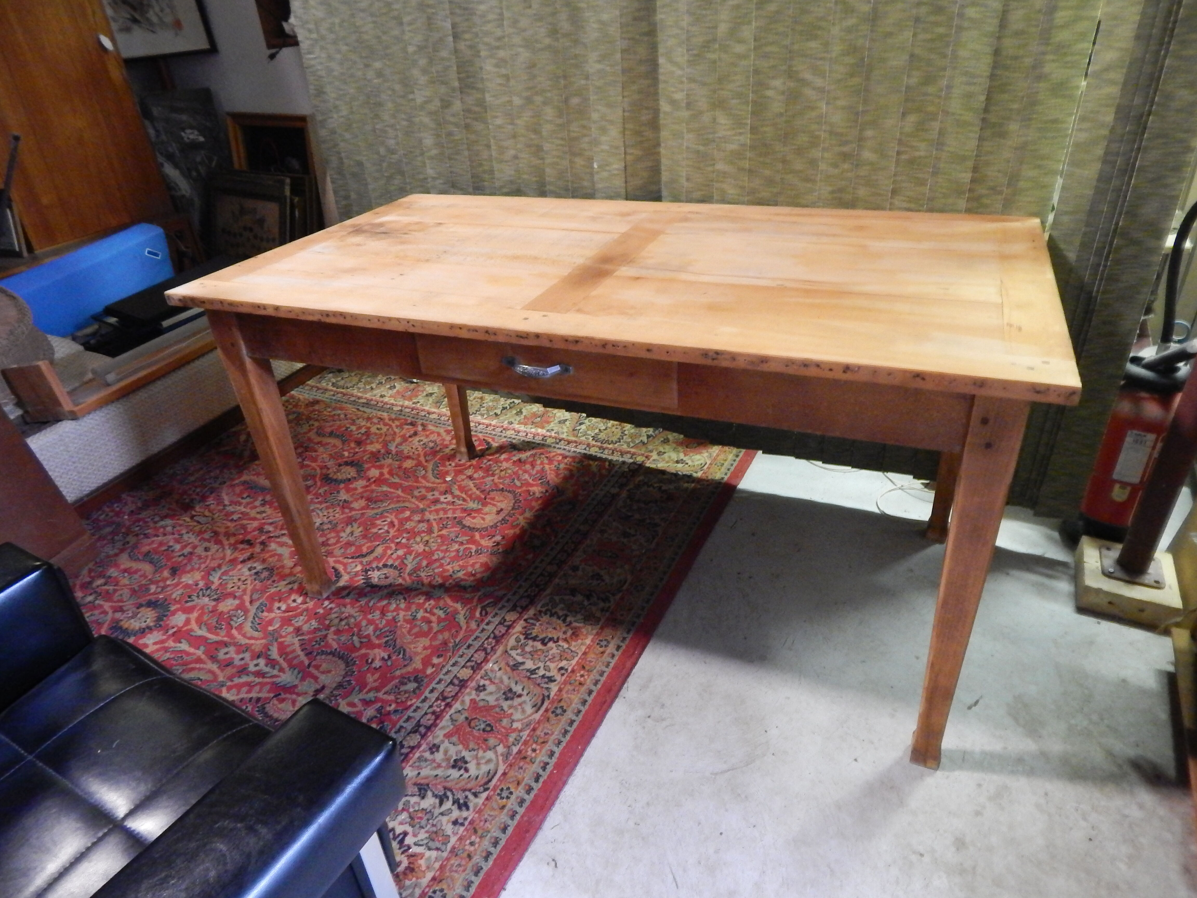 Old office farm table
