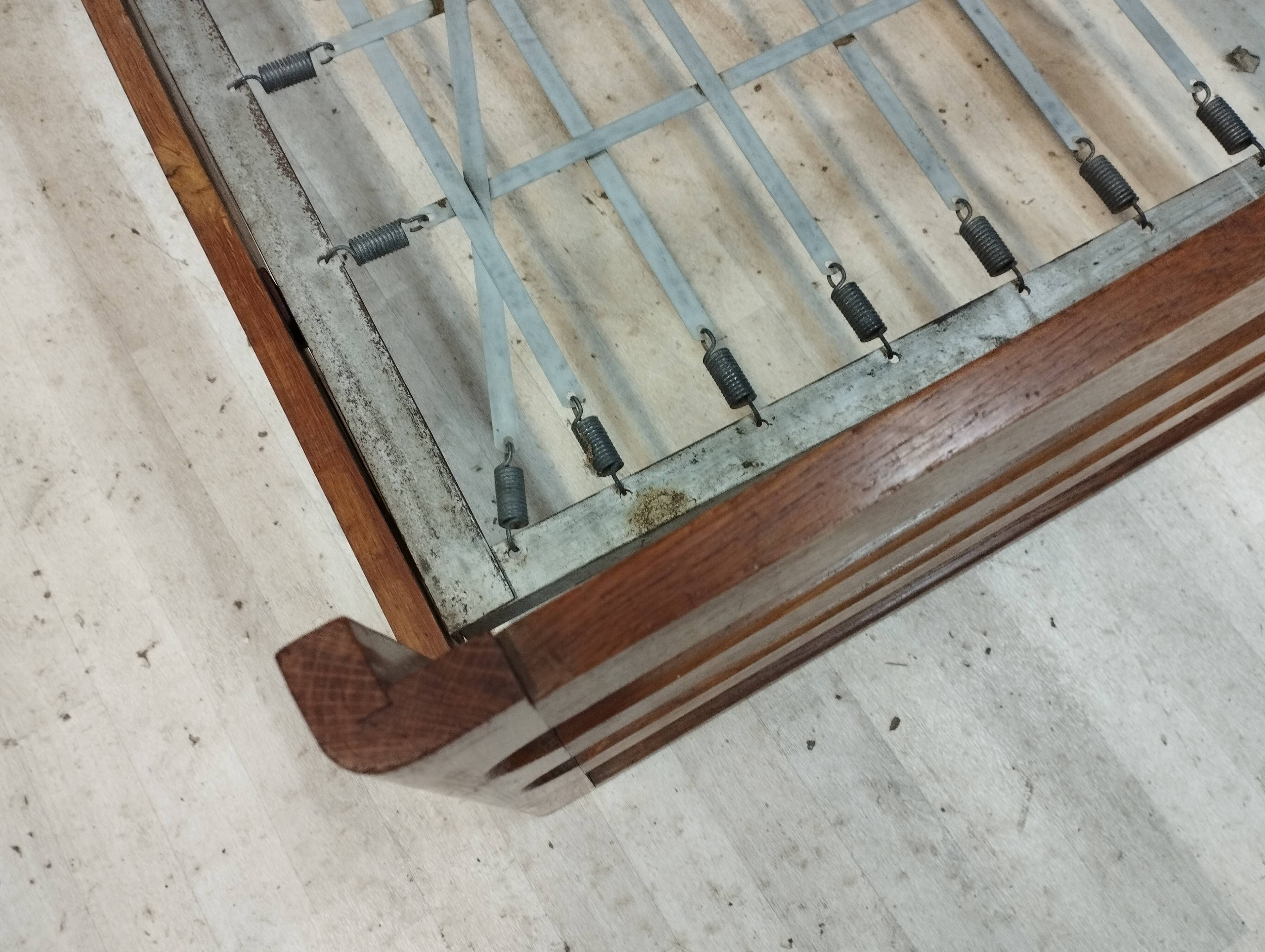 Vintage bed, Saint-Sabin workshop