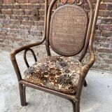 Bamboo armchair and adult canning