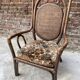 Bamboo armchair and adult canning